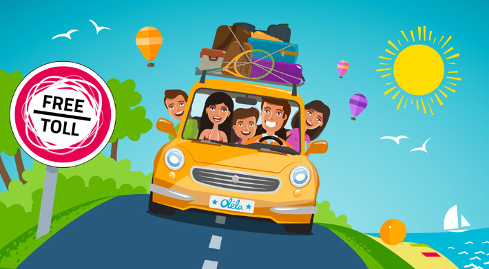 Free toll for your Easter holidays