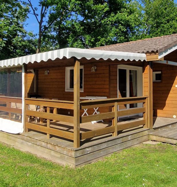 Chalet Vanille camping Les Chalands Fleuris