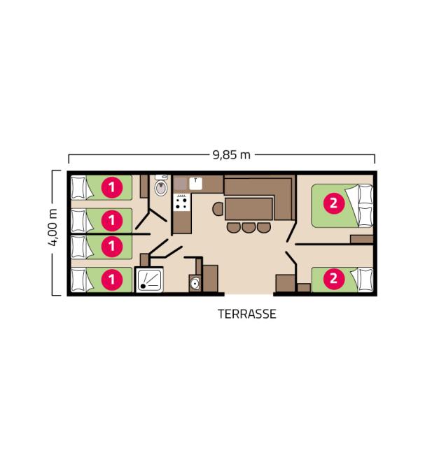 Plan mobil-home Génération camping Signol