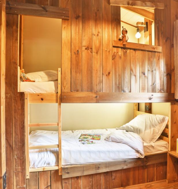 Cocoon Lodge 4 personnes camping Le Petit Rocher