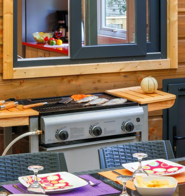 Cottage Prestige avec jacuzzi privatif camping Signol