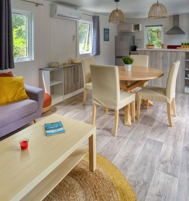 Cottage Prestige avec jacuzzi privatif camping Signol