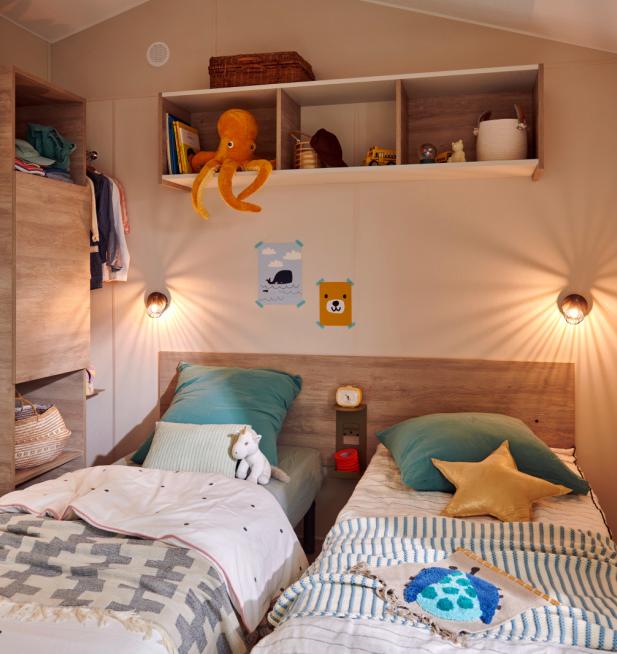 Mobil-home Clim Suite Duo camping Les Peupliers