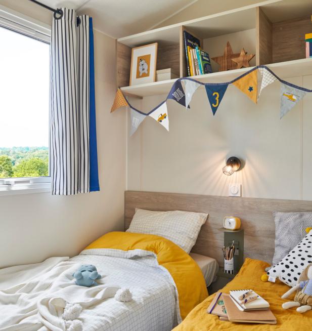 Mobil-home Famille Clim camping Le Petit Rocher