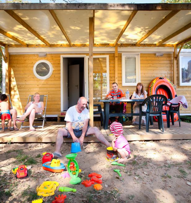 Mobil-home Famille Éco camping Le Petit Rocher