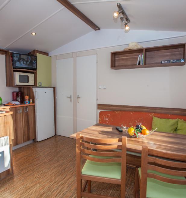 Mobil-home Loggia Éco camping Les Peupliers
