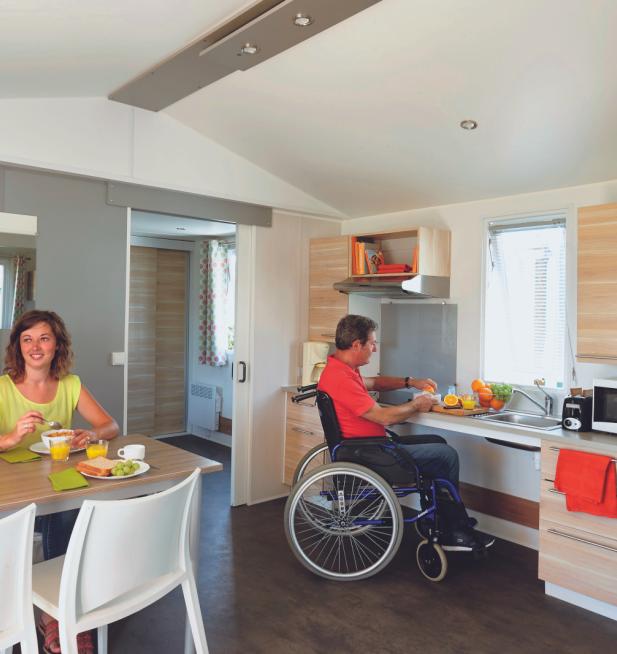 Mobil-home Personnes à Mobilité Réduite camping Park er Lann