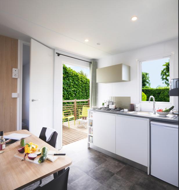 Cuisine mobil-home Loggia 5 personnes