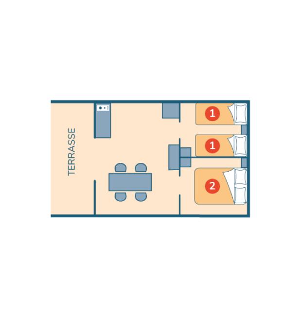 Plan Tente Natura camping La Corniche