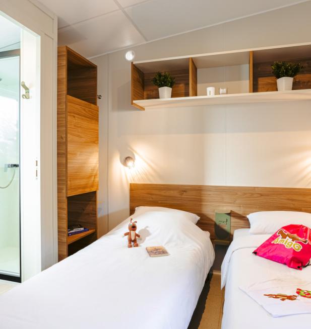 Chambre enfant du mobil-home Clim Suite Duo sur l'Ile de Ré