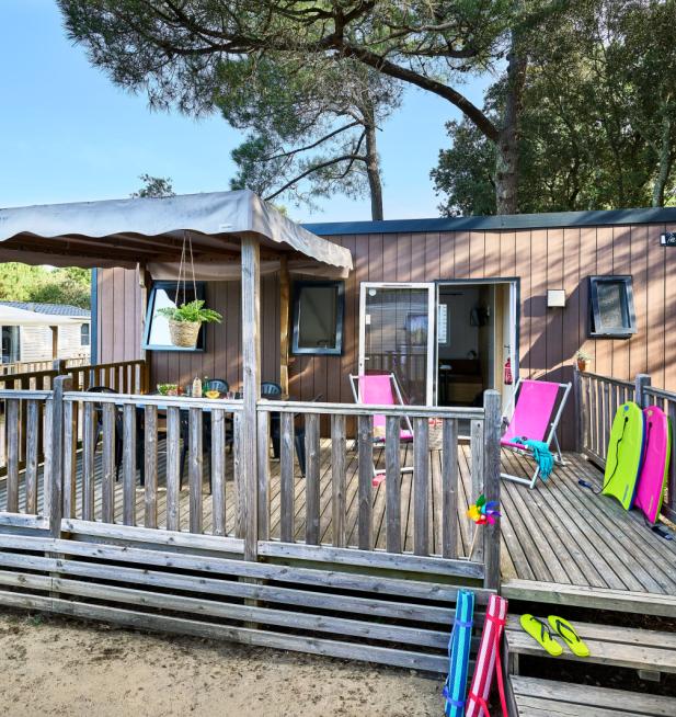 Mobil-home Famille camping Signol