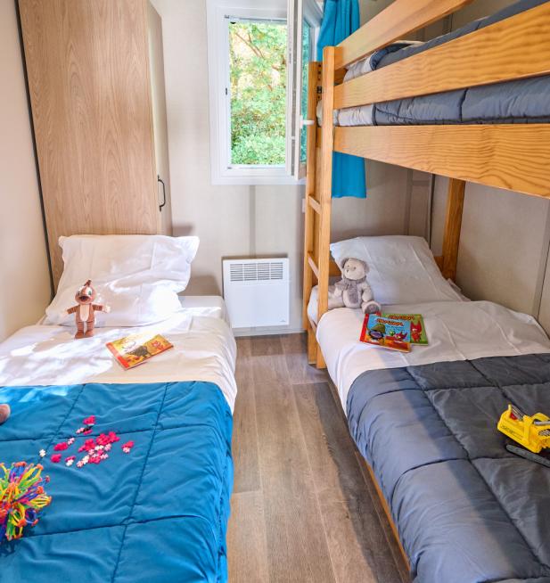 Chalet Vanille camping Les Chalands Fleuris