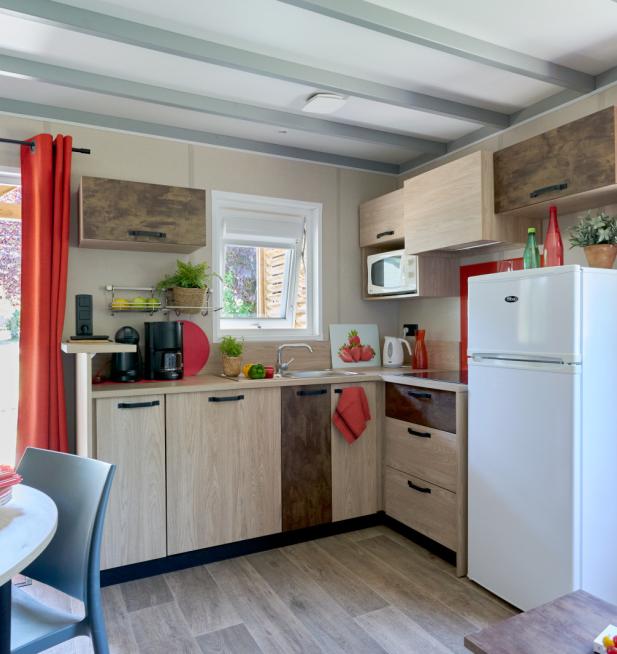 Chalet Grand Large camping Les Chalands Fleuris