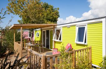 Mobil-home Famille Clim Éco camping La Mignardière