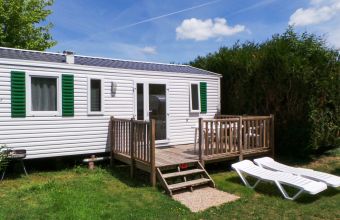 Mobil-home Riviera camping La Mignardière Châteaux de la Loire