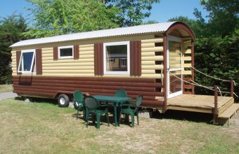 Roulotte camping La Mignardière Châteaux de la Loire