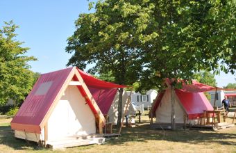 Tente Randonneurs camping La Mignardière Châteaux de la Loire