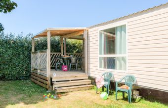 Mobil-home Loggia Eco camping La Corniche Finistère Sud