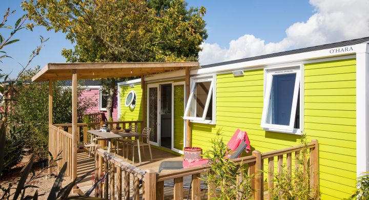 Mobil-home Famille Clim Éco camping La Mignardière