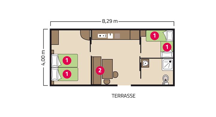 Plan Mobil home PMR Camping Signol