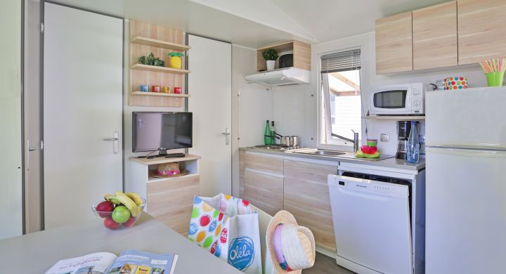 Mobil-home Famille camping Le Petit Rocher