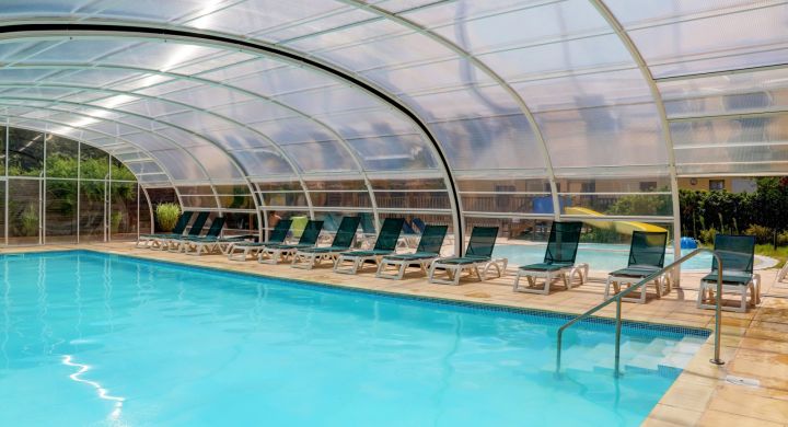 Camping la Mignardière Châteaux de la Loire Espace aquatique Piscine couverte