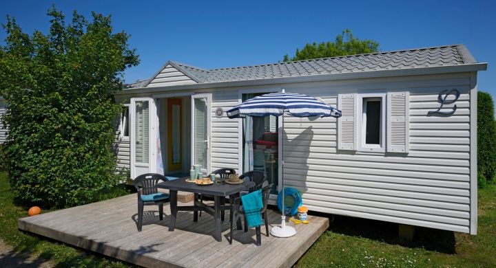 Mobil-home Océan Éco camping La Corniche