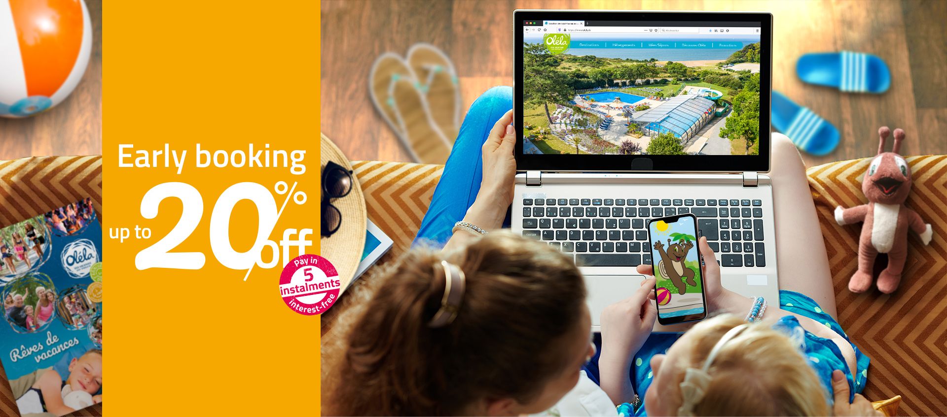 Early booking: up to 20%!