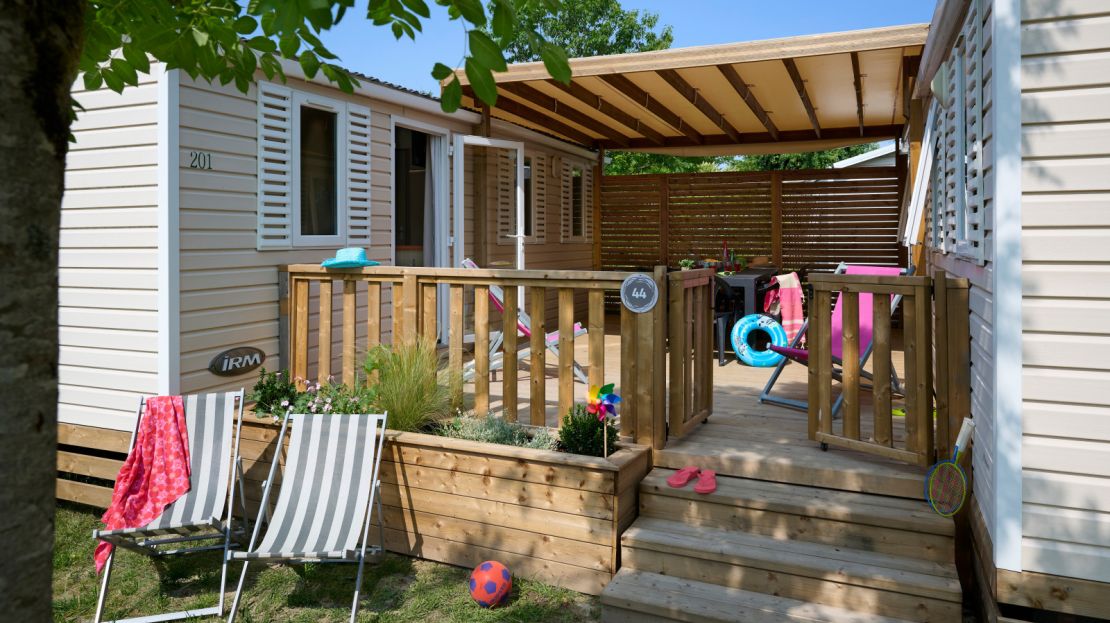 Mobil-home Tribu 8 personnes camping La Mignardière