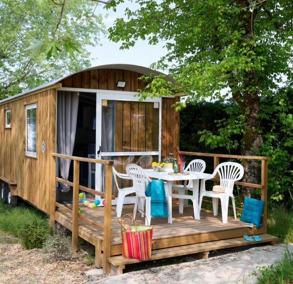 Roulotte camping La Mignardière