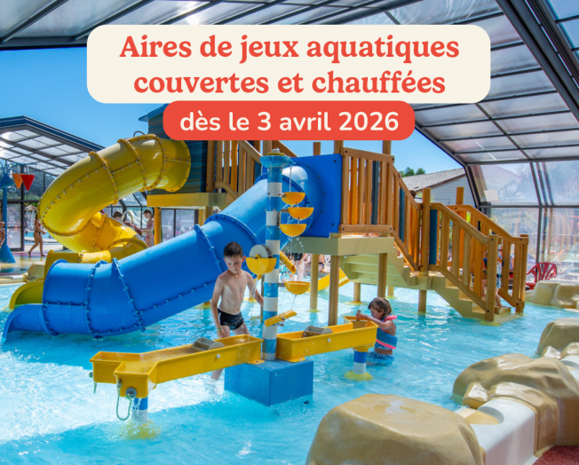Notre aire de jeux aquatiques Camping Signol Ile Oléron
