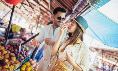 Marchés proche camping La Mignardière