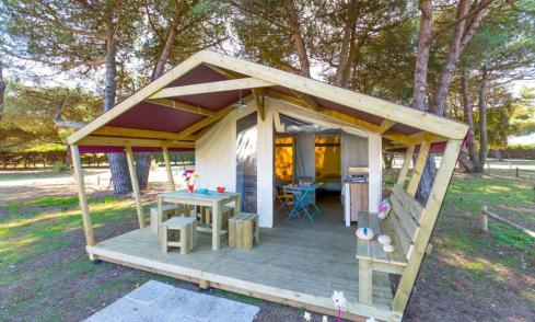Tente Natura camping La Corniche