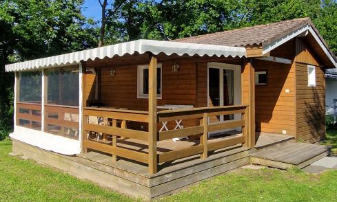 Chalet Vanille camping Les Chalands Fleuris
