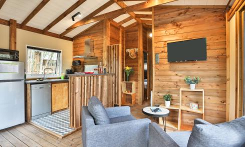 Cocoon Lodge 5 personnes camping Le Petit Rocher