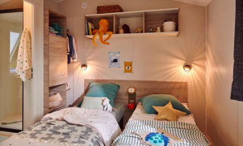 Mobil-home Clim Suite Duo camping Les Peupliers