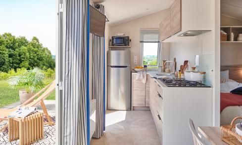 Mobil-home Famille Clim camping Le Petit Rocher