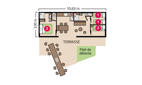 Plan mobil-home Otello Clim camping Signol