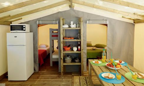 Tente Natura camping Le Petit Rocher