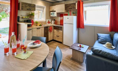 Chalet Grand Large camping Les Chalands Fleuris
